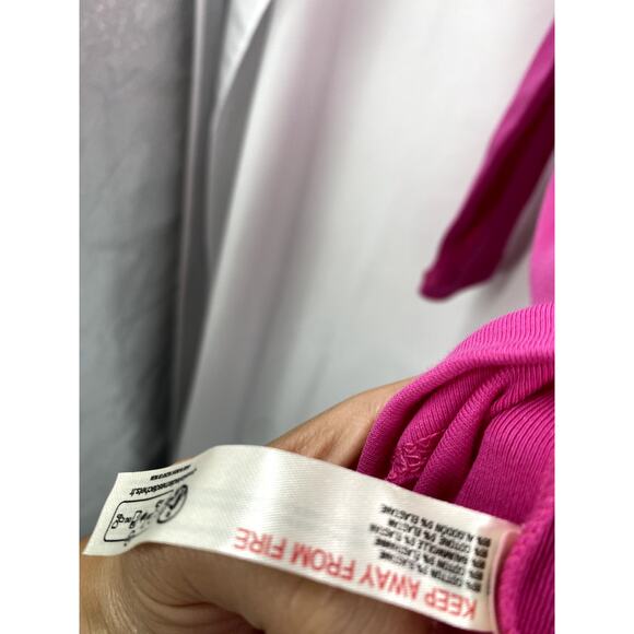 Anthropologie Daily practice Pink Mock Neck Long Sleeve Mini Dress - Picture 6 of 8